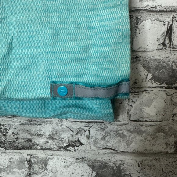 EUC Lululemon Vinyasa Scarf Rulu Fleece Customizable Snap ONE SIZE (Blue) - Picture 10 of 11